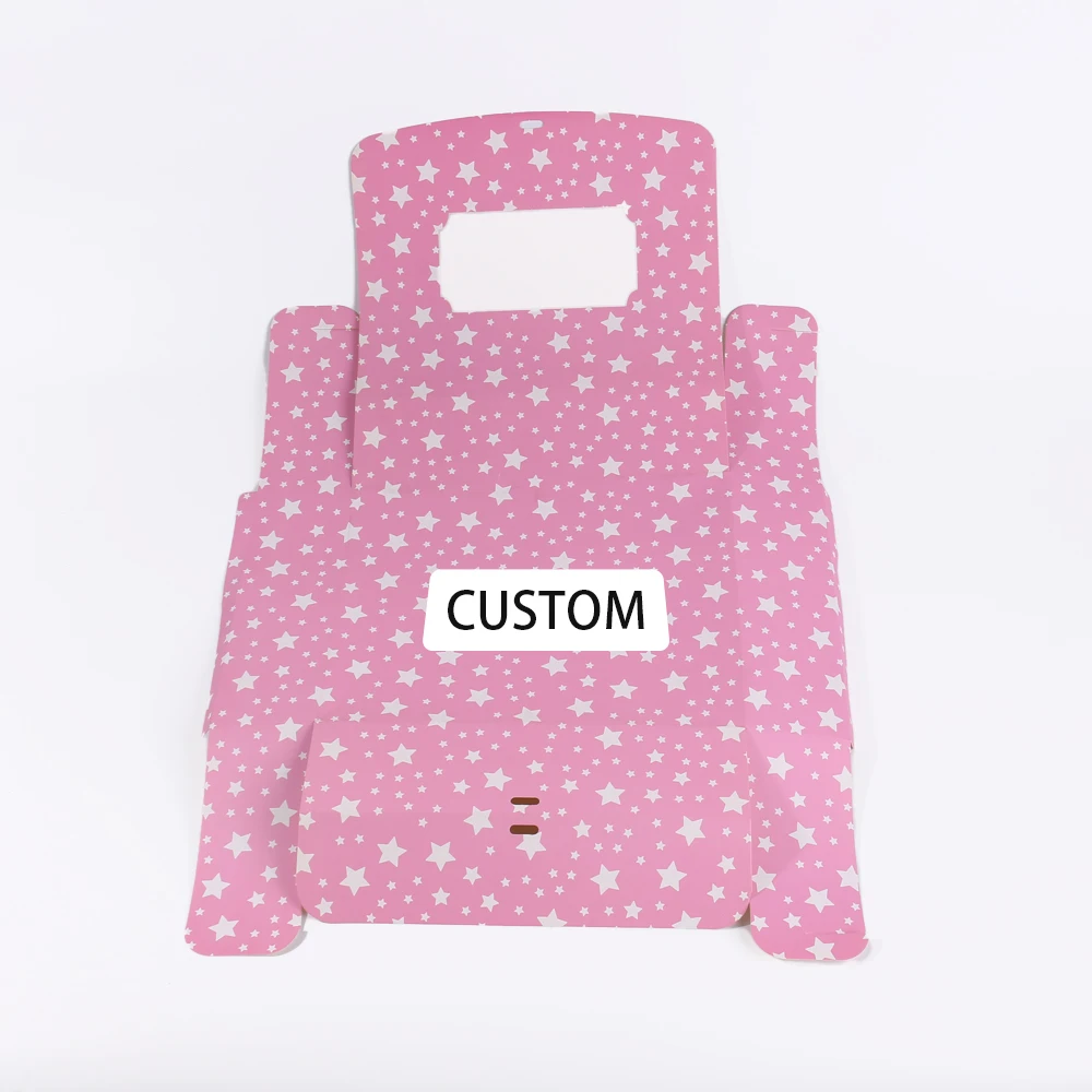 Jinayon Tilpasset Bærbart Hvitt Overtrukket Gaveeske Matt Gullfarget Folie Sluttestykke for Fødselsdagsgave Myk Papirboks