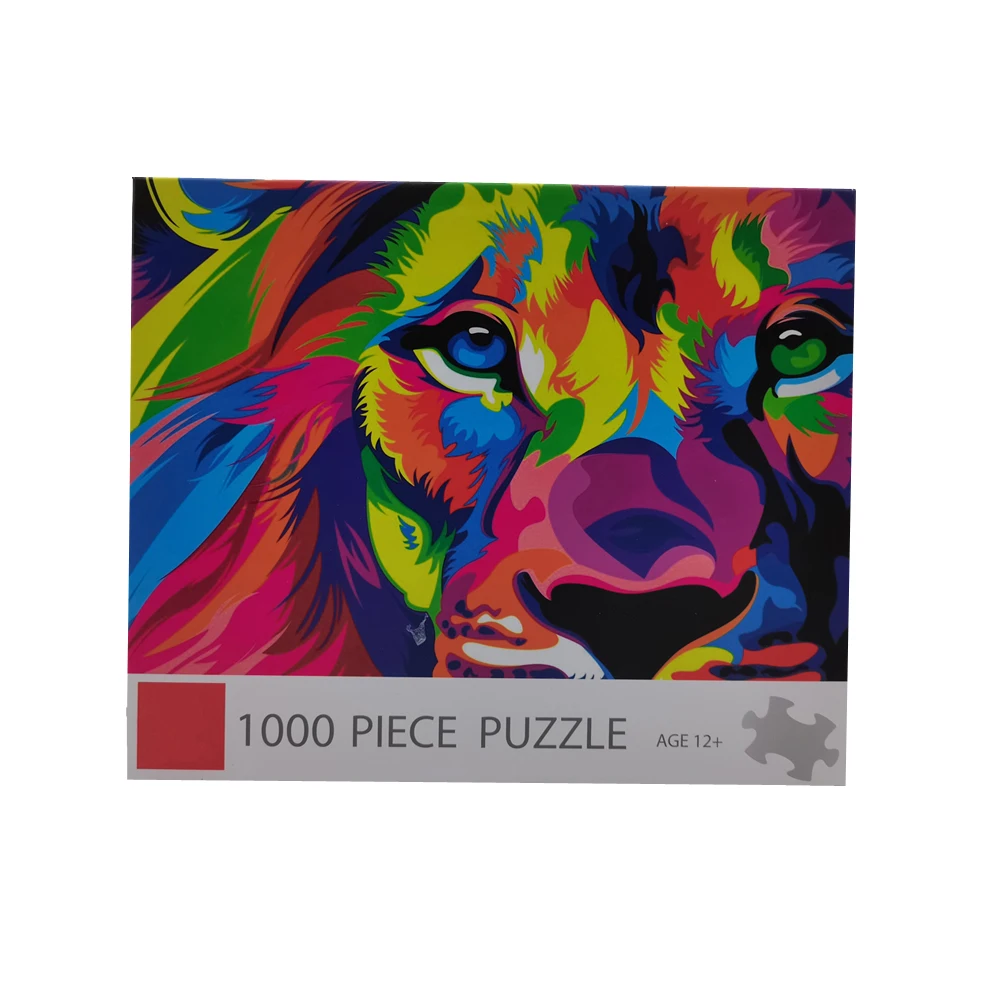 Free Sample Most Cost-effective Price Print Unique Shape Adult Jigsaw ...