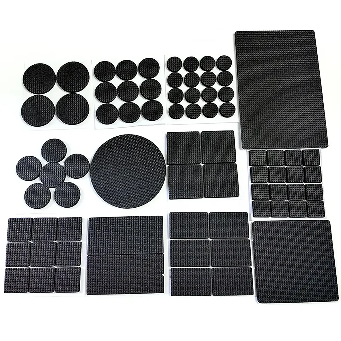 Irregular Shape Square Shock Absorber Single Double-Sided Adhesive Texture Surface EVA Foam Cushion Foot Pad