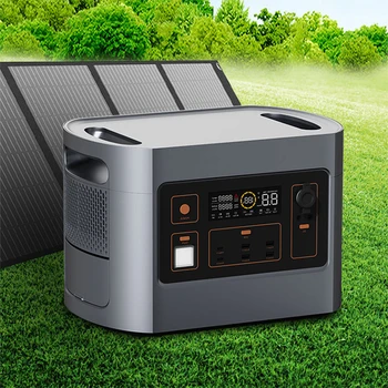 Energy Storage Mobile Outdoor Power Supply DIY Solar Portable Power Station 2000w