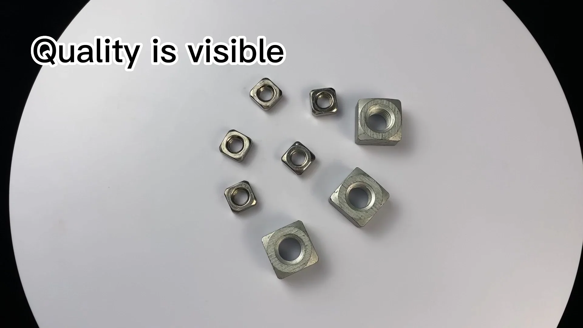 Din 557 Square Nuts Carbon Steel Galvanized Square Machine Nuts Accept