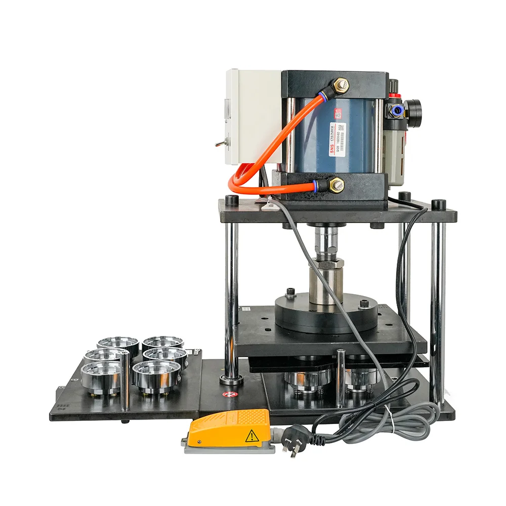 Pneumatic Badge Button Pin Making Machine Size 72x42x60cm Metal Pin Badge Button Magnet Making Machine