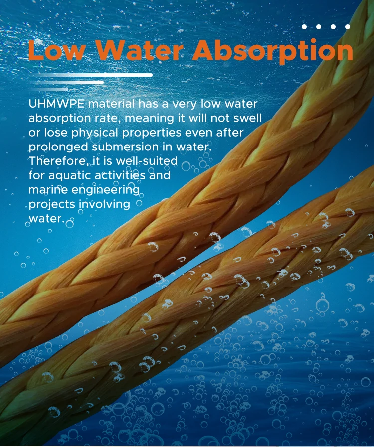 30mm Double Braided UHMWPE Rope 220m High Strength Marine Towing 6