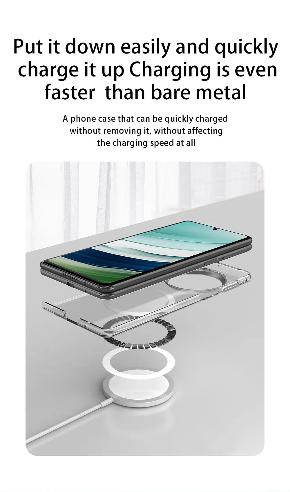 Clear Case For Huawei Mate X5 X3 Camera Protector Magnetic Ring Phone Transparent Hard Pc Airbag Wls85 Wlons factory