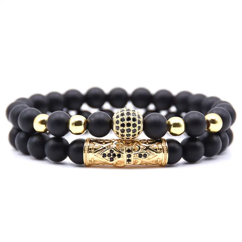 Joyería De Yoga Pulsera De Piedra Natural Cz, Microtienda Joyería De Yoga Pulsera De Piedra Natural Cz, Microtienda