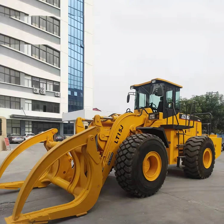 LTMG Forest Logging diesel Engine Wood Loader 12 Ton 15 Ton Timber Loader Log Grapple Loader for Sale