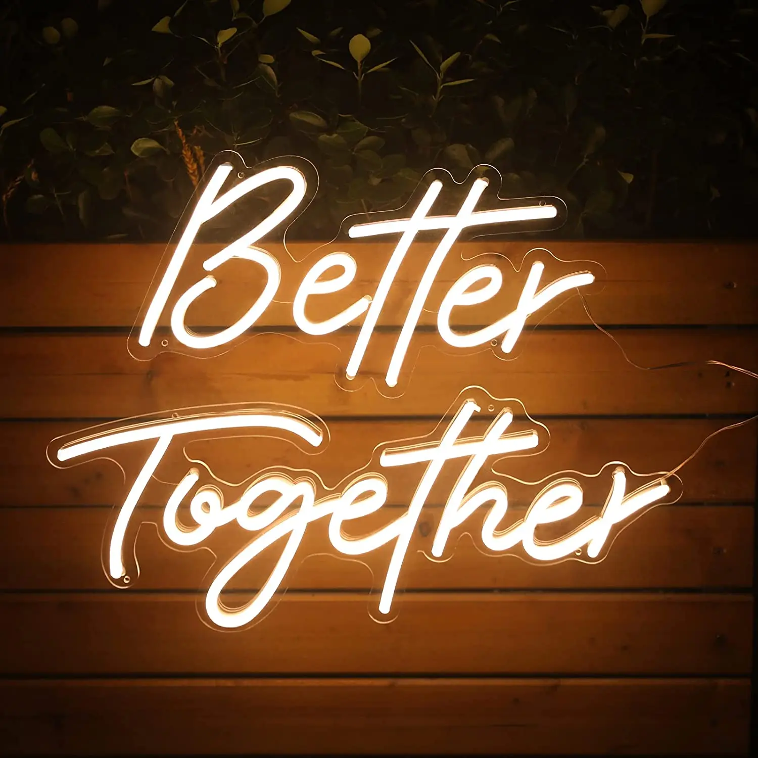 Better Together,LED neon sign,wedding signs