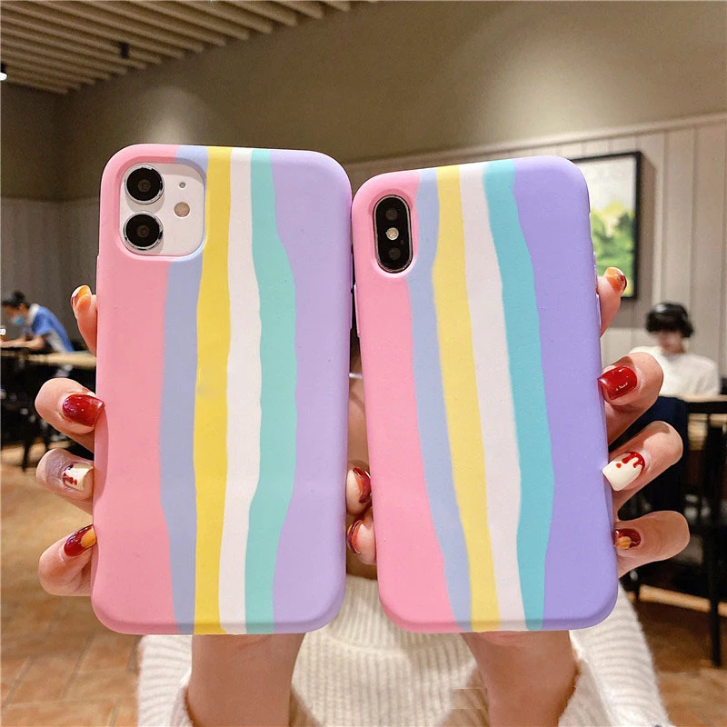 High Quality Soft Phone Case Liquid Silicone Cover Fiber Inside Silicon  Back Cover Case For Iphone 11 12 Case Fundas De Telefono - Buy Liquid  Silicone