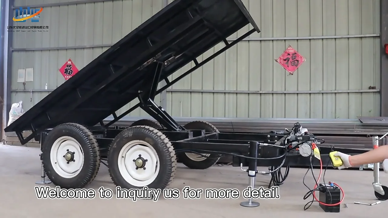 Double Acting Hydraulic Hoist Kit For Trailer Dump Truck Lifting