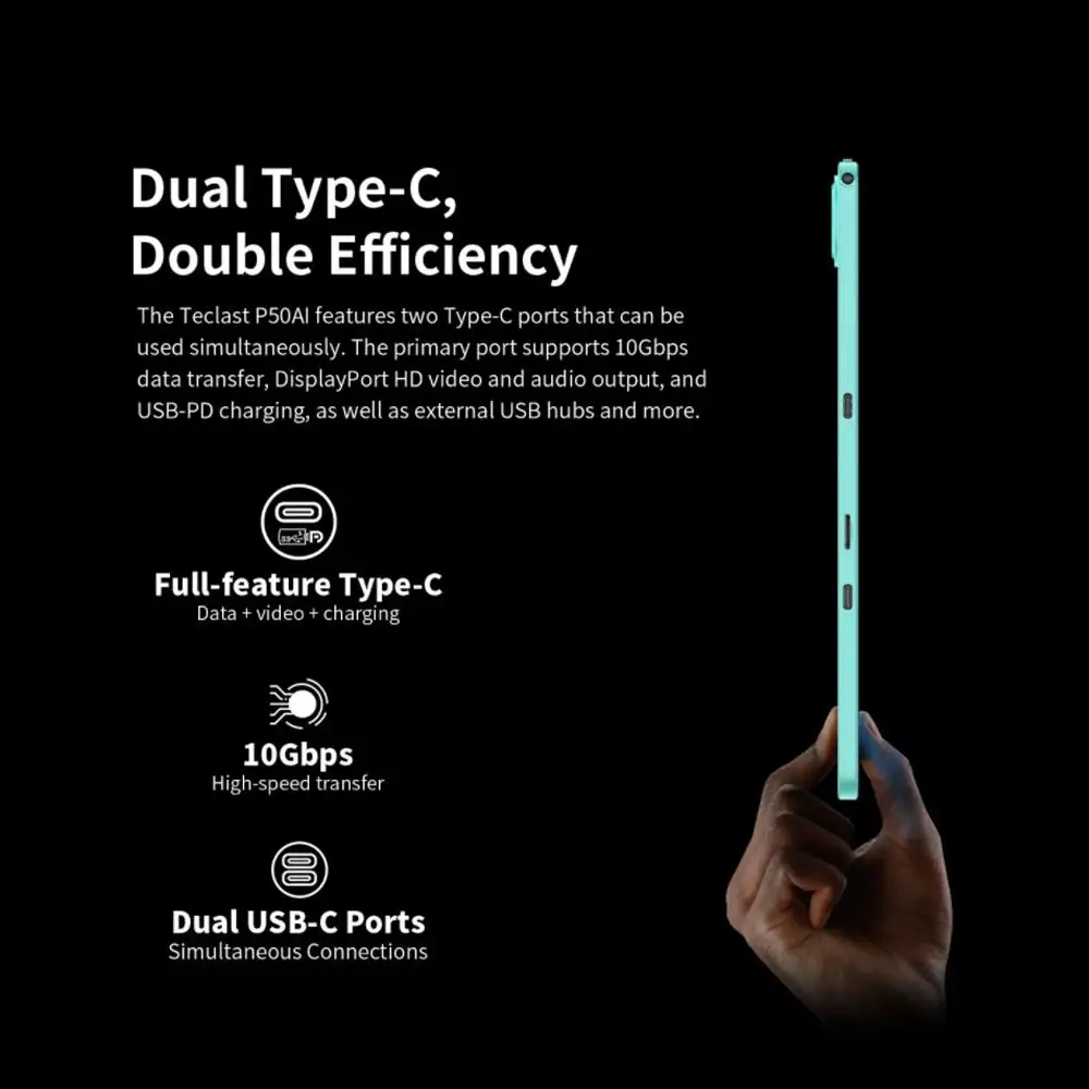 Intelligent AI Teclast P50AI Tablet 11 Inch 6GB 128GB Android 15