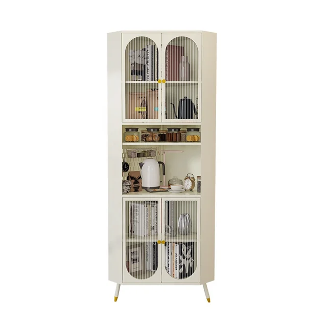 Modern Storage Furniture Indoor Cabinets With More Function Steel Metal Corner Cabinet