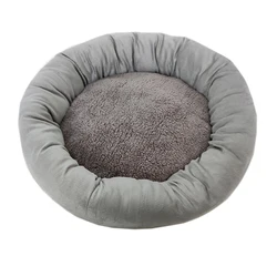 New Wholesale Durable Puppy Bed Kennel Pet Round Comfy Dog Bed Donut Dog bed