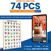 74 pcs cake nozzle set