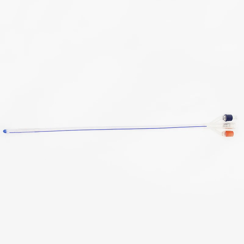 Sterile 3-Way Silicone Foley Catheter for Adult Use with Balloon Control in Fr 16-26 1