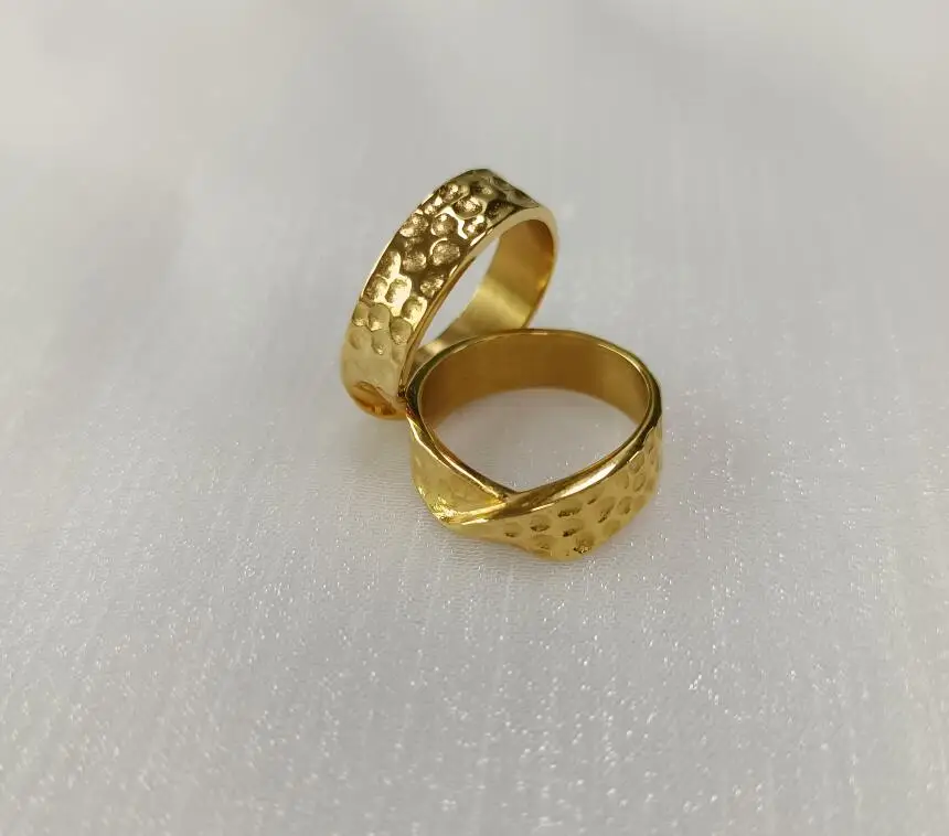 Zegelring Vrouwen - Unique Gold Jewelry with Stainless Steel