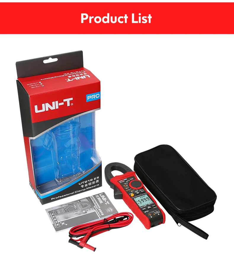 UT276A+ Clamp Ground Resistance Tester 0-500 Resistance Range uni-t clamp meter