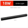 Nero/Bianco/Luce Griglia 18W