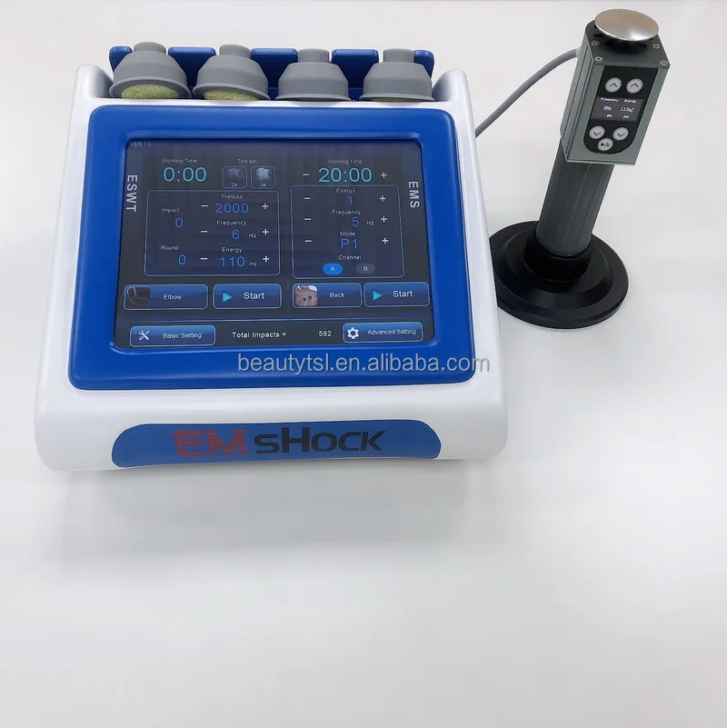 2in1 ems shockwave pain relief equipment em shock physiotherapy em shock wave for ed massage