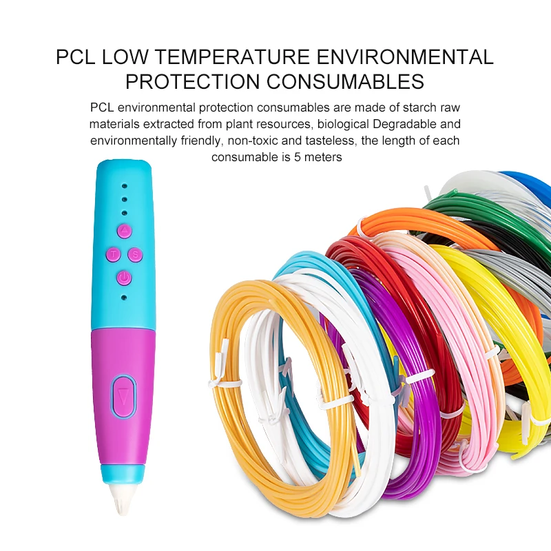 3D Pen for Kids Creative Toy with Multicolor Filaments