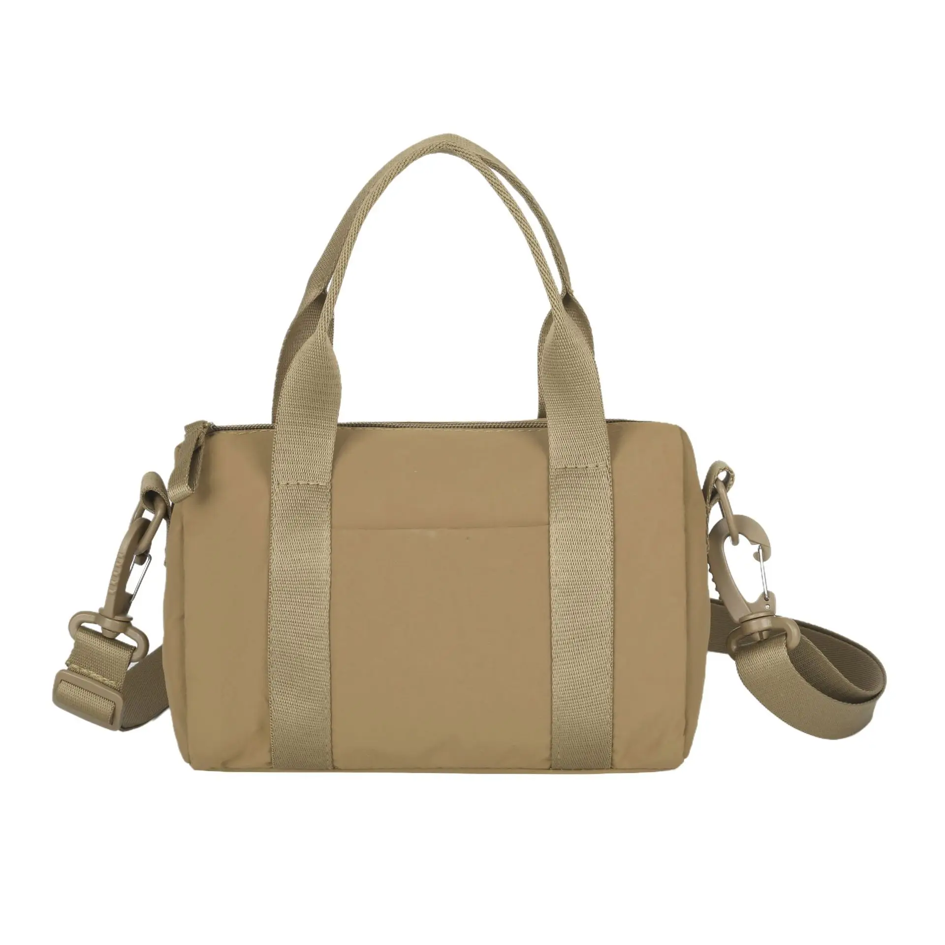 Custom Wholesale Nylon Casual Fashion Small Square Bag, Simple Solid Color Large Capacity Shoulder Crossbody Bag