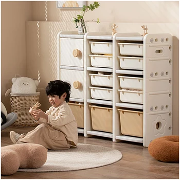 Home Children Portable Kids Plastic Furniture Book Toy Organizer And ...