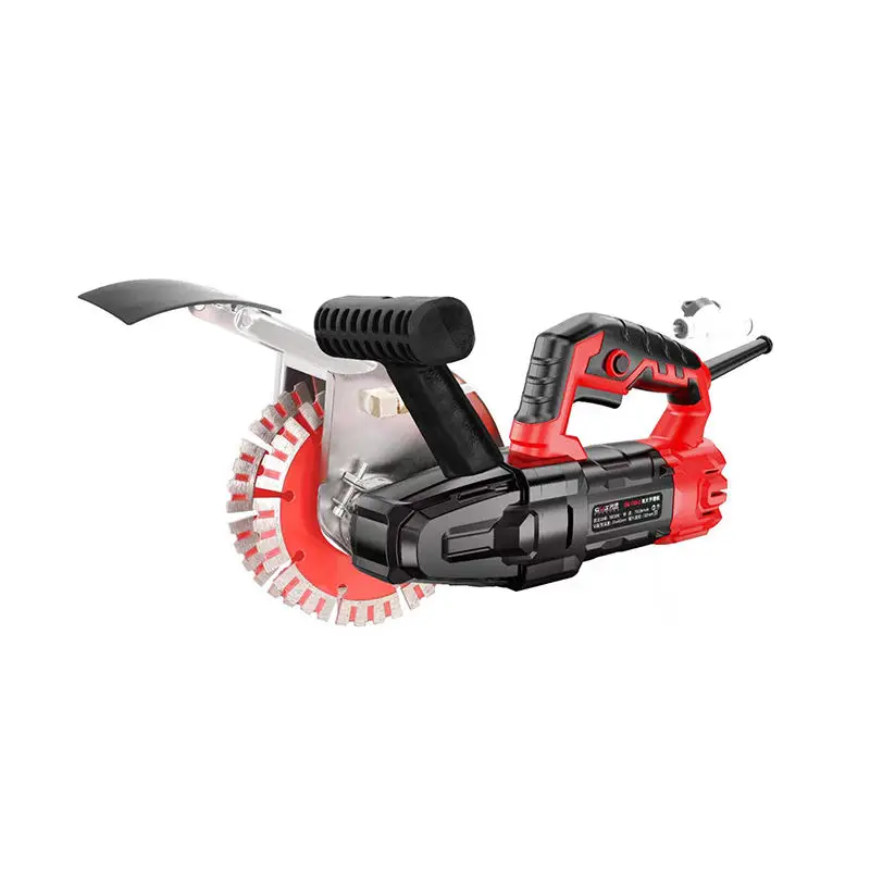 New Design Electric Cutting Machine Concrete Slotting Machine 133mm Double Saw Blade Dust-free Metal Cutting Machine