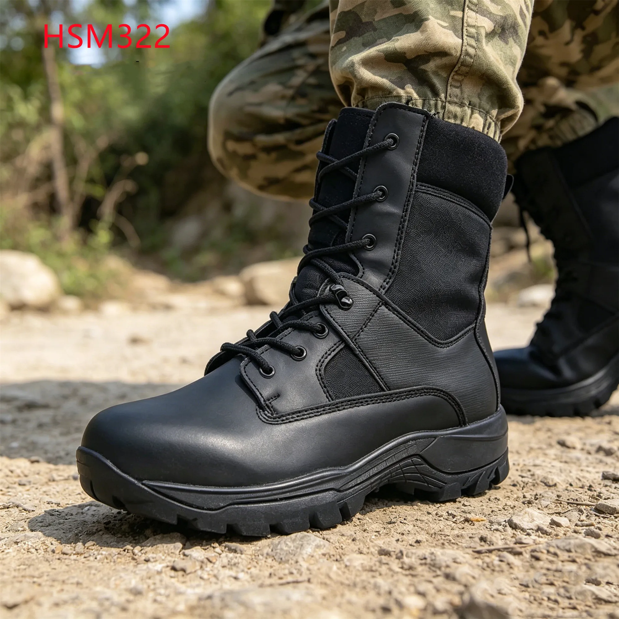LXG, čižmy na patrolu v snehovom teréne s vyváženou podrážkou pre pohodlie, čižmy na terénne služby s ochranou proti piesku a tesnením, taktické vybavenie HSM322
