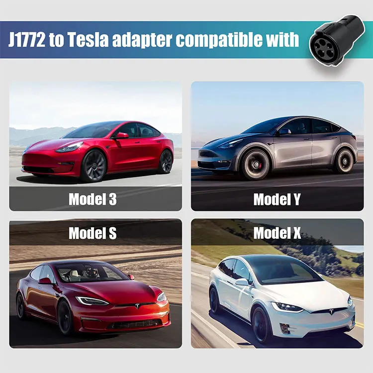 Sae J1772 Plug To A 60 Amp 250v Ac Charger Converter External Connector