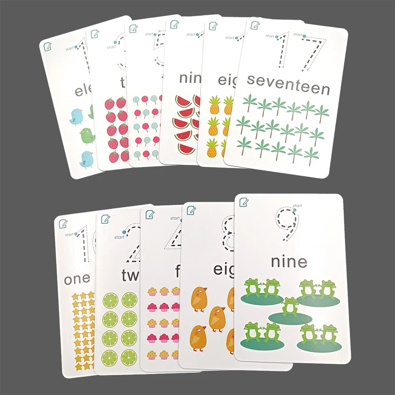 Custom Flash Cards For Kids Educational Printing Buy Flash Cards