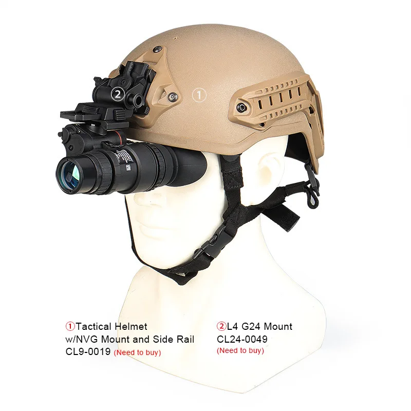 LUXUN NVG Device Night Vision Scope PVS18 Monocular Night Vision Goggles Waterproof Infrared Hunting Equipment