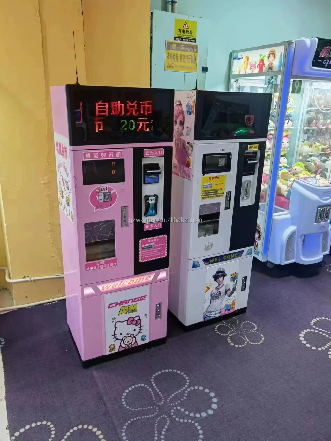 Canadian Money Machine Loundry Bill Coin Changer Machine Token Dollar Real Money Atm Machines ...