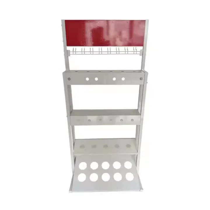 Sanitary Basin Sink Store Factory Custom Metal Shelf Floor Water-Tap Drain Faucet Display Stand for Showroom