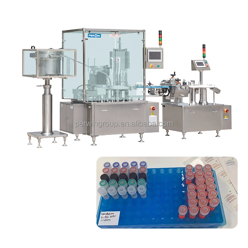 Tube De-capping Filling Capping and Labeling Machine for Nucleic Acid Assay IVD Kit