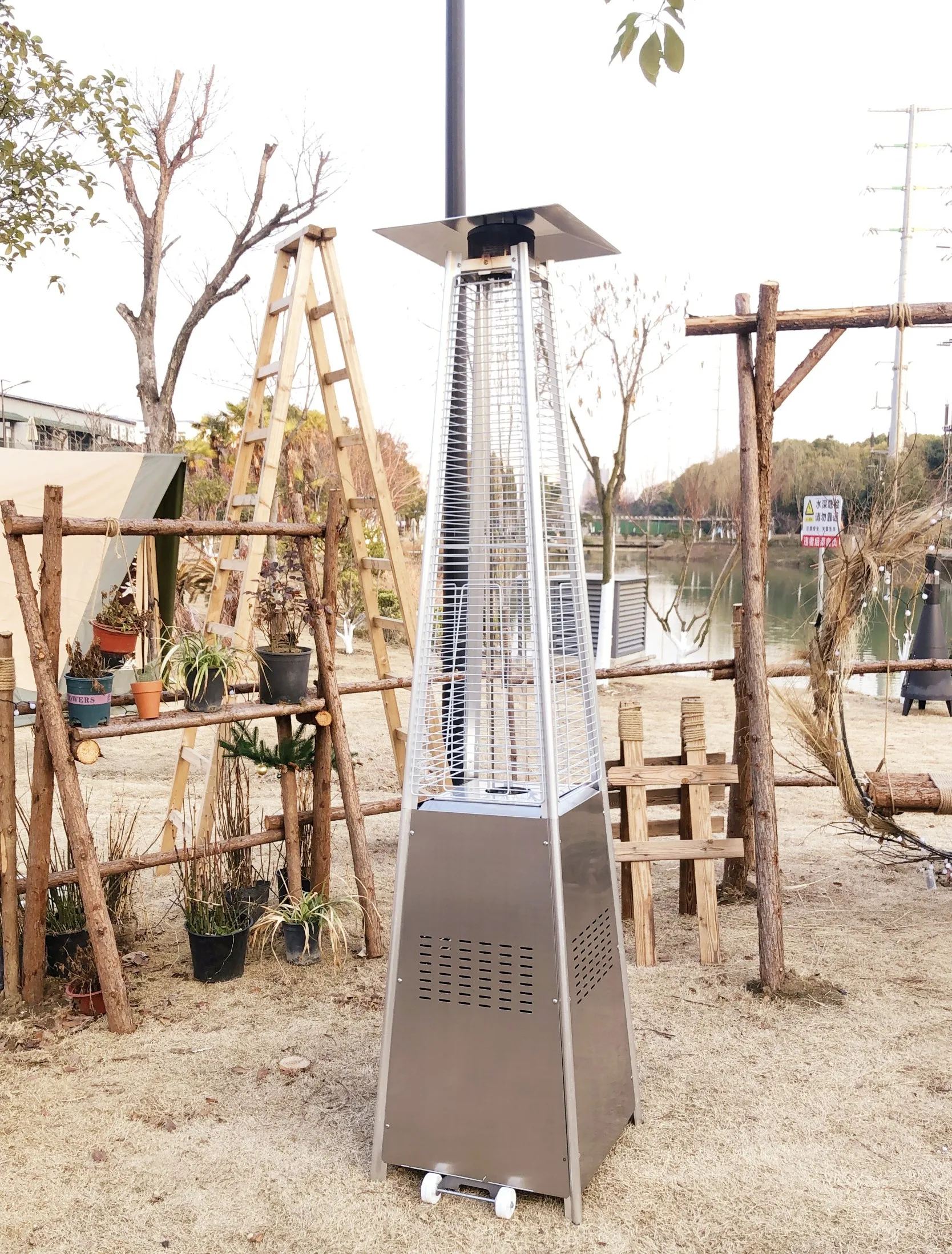 Portable Gas Heater, Stainless, Steel - detail 2