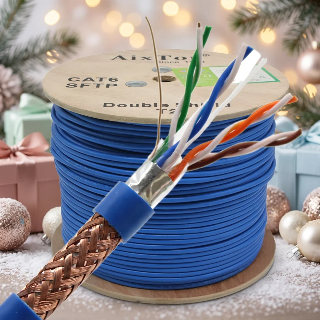 SFTP WATERPROOF ELECTRIC STRANDED COPPER BELDEN CAT6 CABLE SFTP