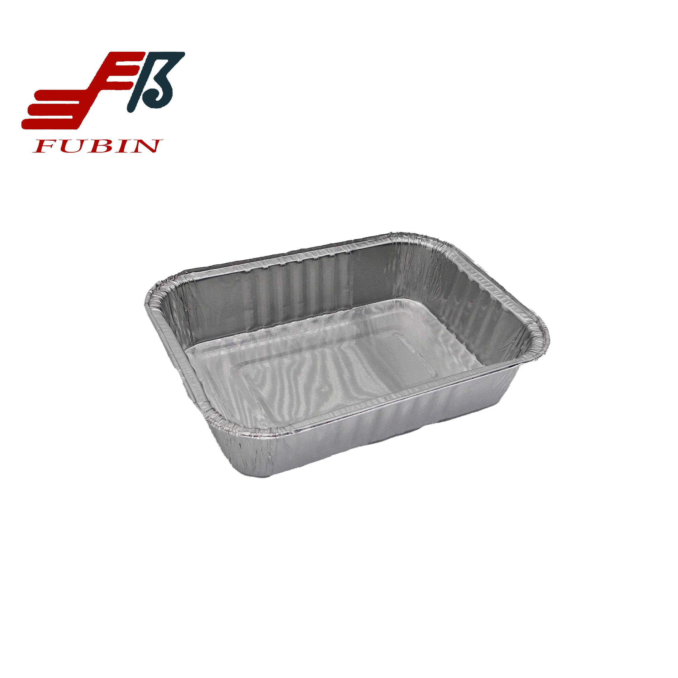 OEM Rectangular Foil Trays Disposable Aluminum Container For Restaurant