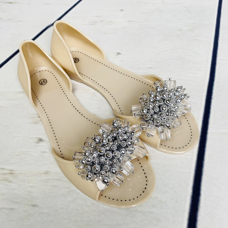 Wavy White Pearl Designer Sandals | Pearlings Designer Collection