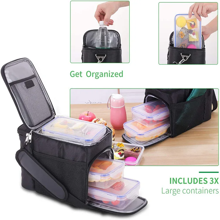 Amazon Best Selling Outdoor Hot Cold Thermal Bags Lunch Picnic Cooler Bag for Food