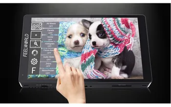 FEELWORLD F7 PRO 7 Inch 3D LUT Touch Screen Camera Monitor Director HDRPower and Install Kit 4K 60Hz HD Dslr Field Monitor detail image
