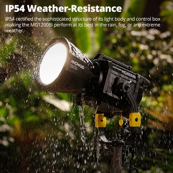 Godox MG1200Bi LED Video Light 1200W Full Output Bi-Color With Portable Case and Built-in FX Effects Photo Studio Accessory detail image