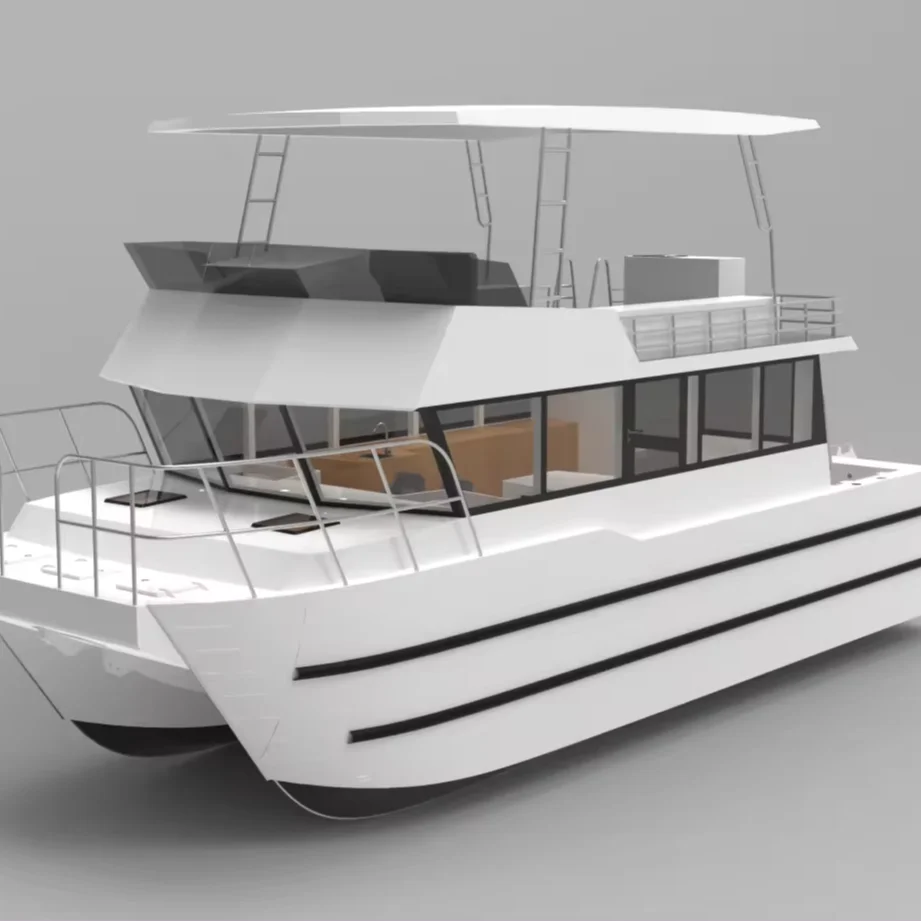 カタマランヨット船体10ftと2ストの船外機 カタマランヨット「99TRITON」 – 九十九島遊覧船