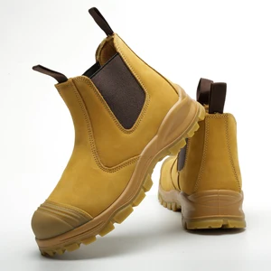 Zstep Black Color Safety Shoes Reday Stock Mid Cut Blundstone Safety Boot Australian Brand Gaomi Work Boots