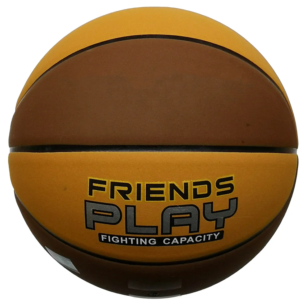 premium custom official size 28.5 leather basketball in red panel white channel