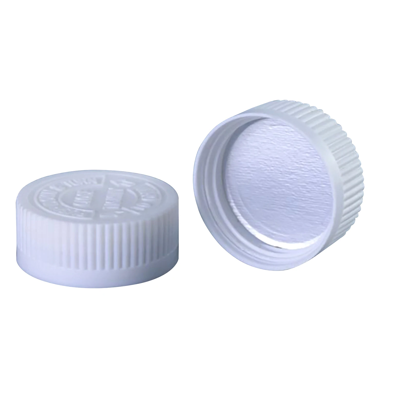 customized plastic vitamin bottle lid PP child proof cap white child resistant lid for medicine bottle pill bottle