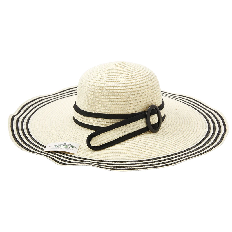 Lebar Camp Sabuk Topi Jerami 