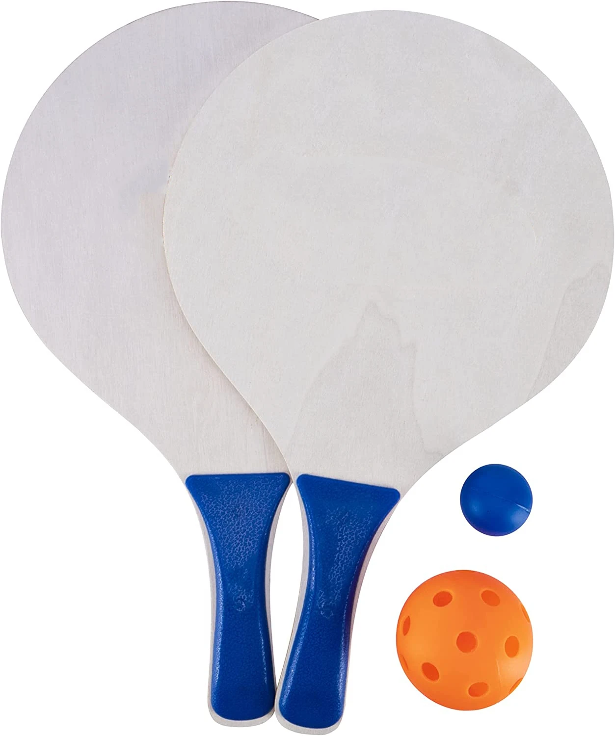 Деревянная пляжная лопатка круглой формы с логотипом на заказ 2 лопатки и 1 для