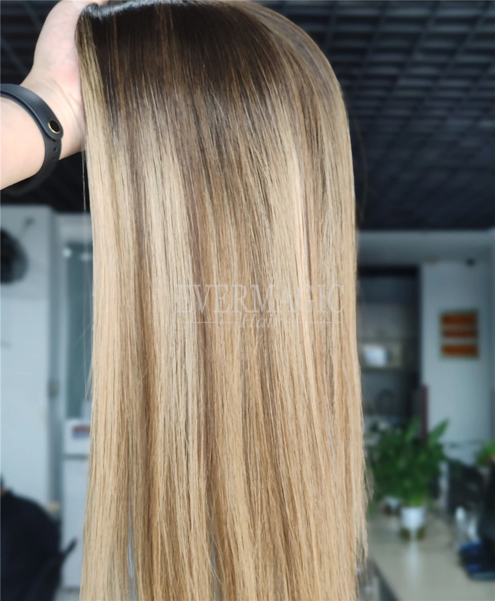 Balayage Ombre Honey Blonde Color Skin Top Base Human Hair Toppers Pieces  For Thinning Hair Women Hair Loss Soulation - Buy Skin Silk Base Hair  Replacement Make Up,Hair Pieces Hair Loss Soulation,Hair