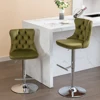 Olive Green-silver leg
