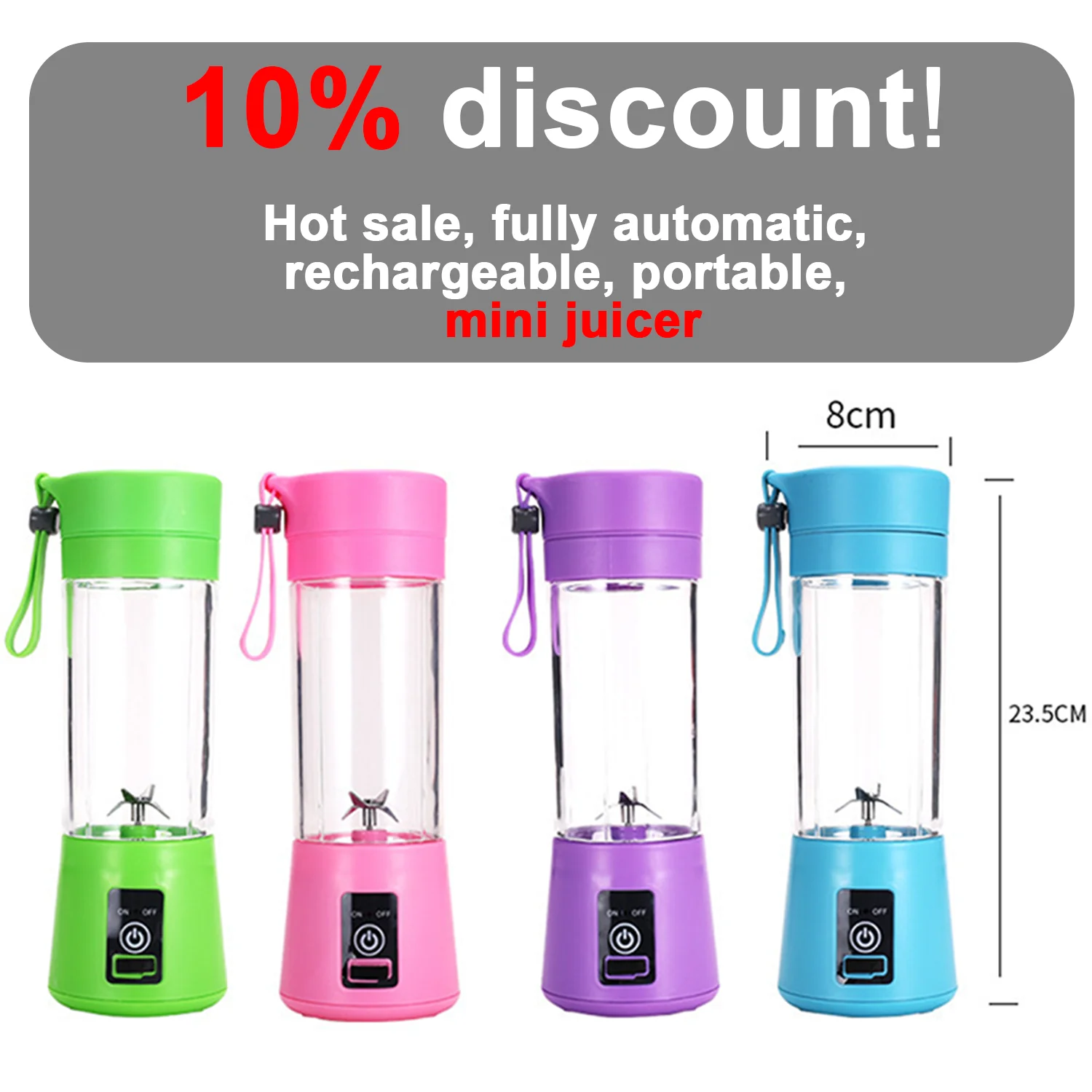 Factory Wholesale Mini Fresh Juice Juicer Mixeur Fruit Mixer Bottle ...