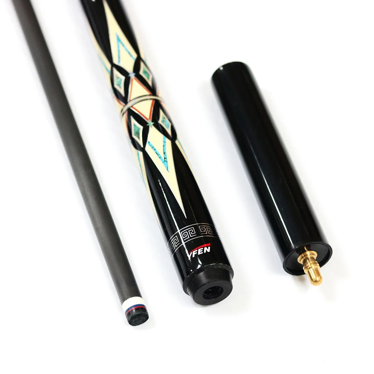 ビリヤード Yfen Carbon Fiber Cue Wavy Joint YFEN Billiard Pool Cue - Superior Quality Carbon Fiber Shaft